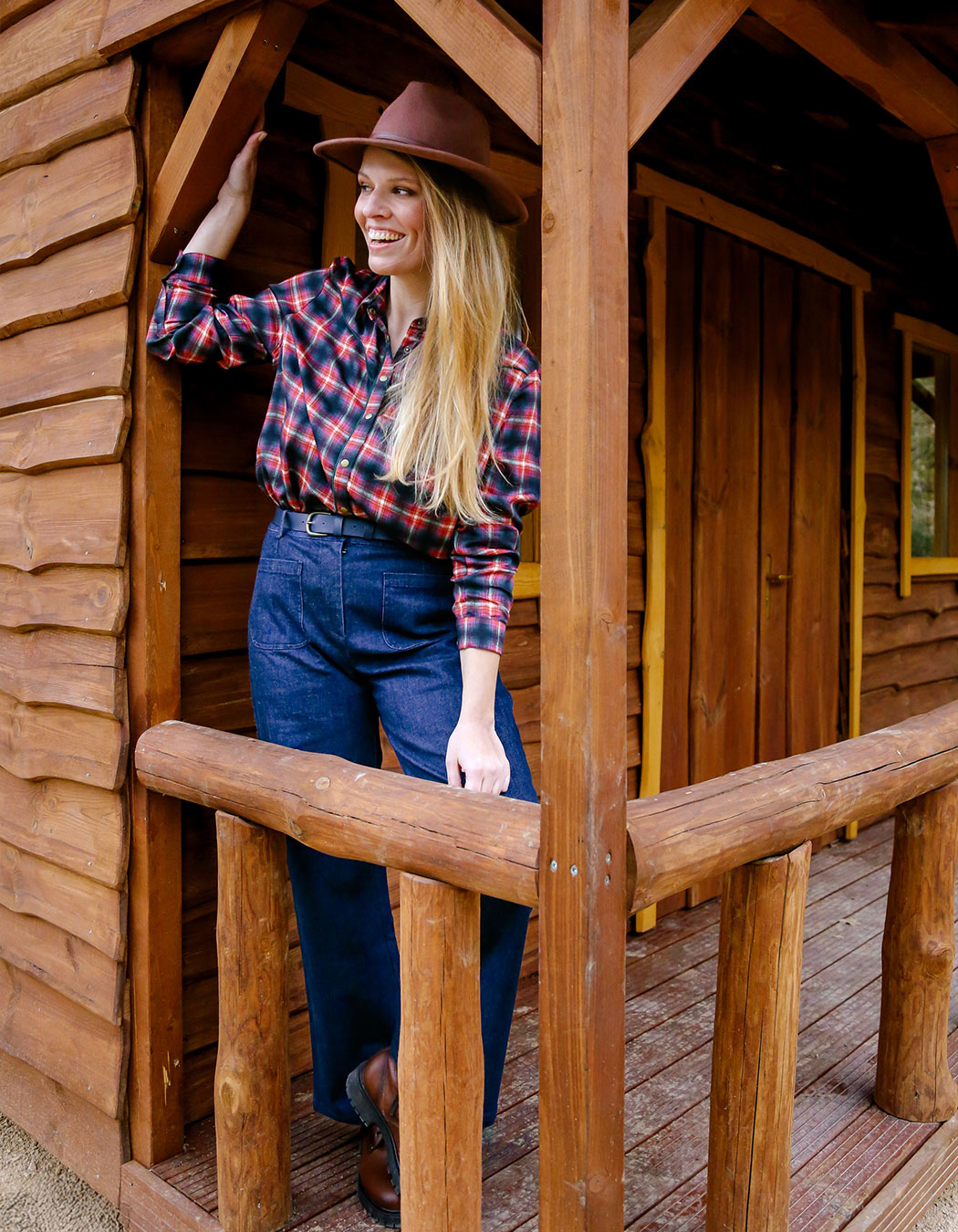 Chemisier fluide country imprimé La Fiancée