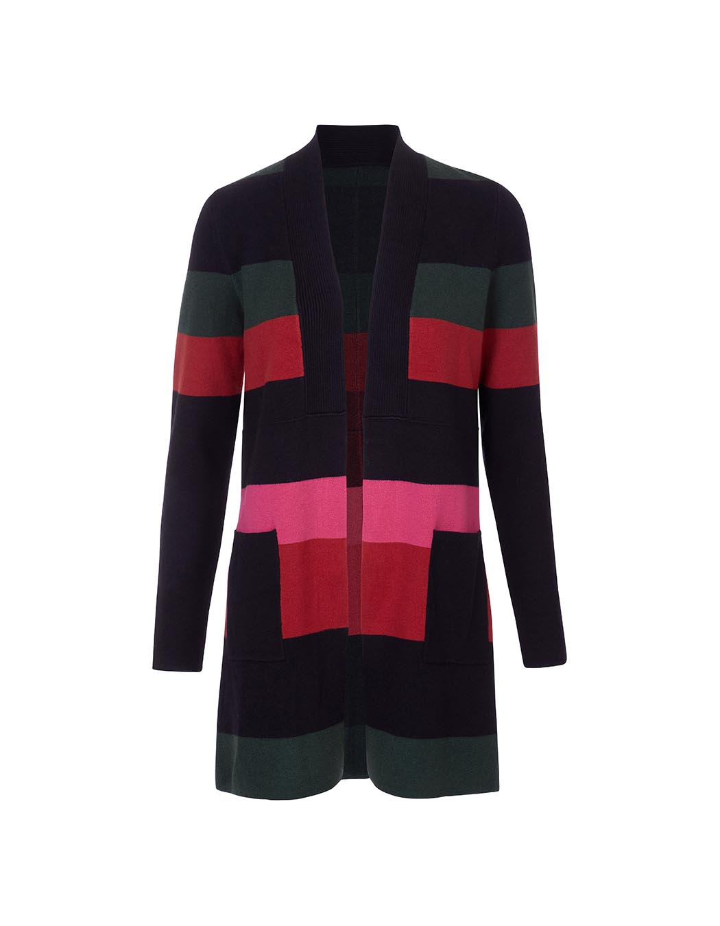Gilet imprimé long en maille imprimé La Fiancée