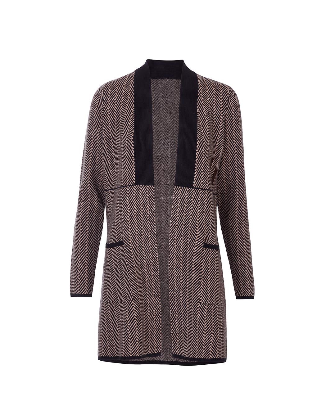 Gilet imprimé long en maille imprimé La Fiancée