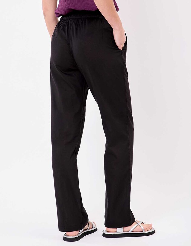 Pantalon droit voile de coton bio imprim&eacute; La Fianc&eacute;e