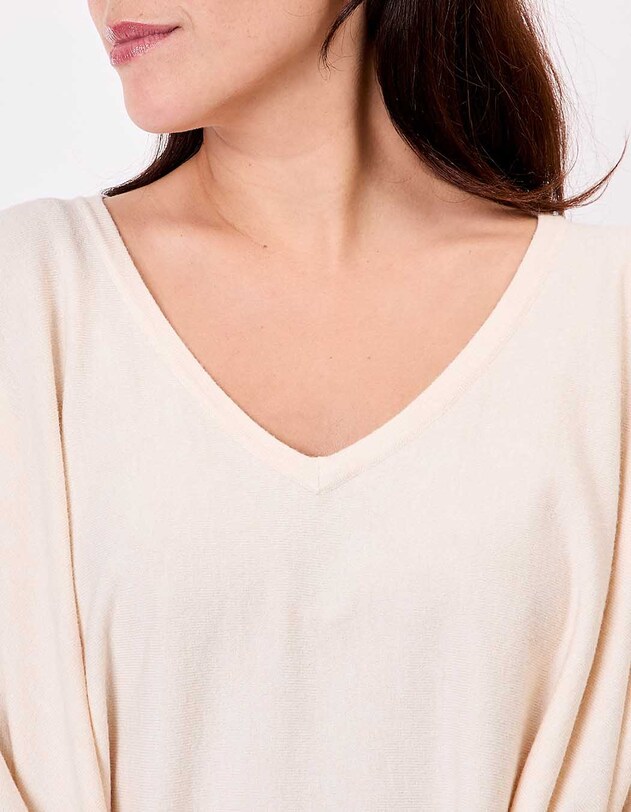 Pull oversize maille femme imprim&eacute; La Fianc&eacute;e
