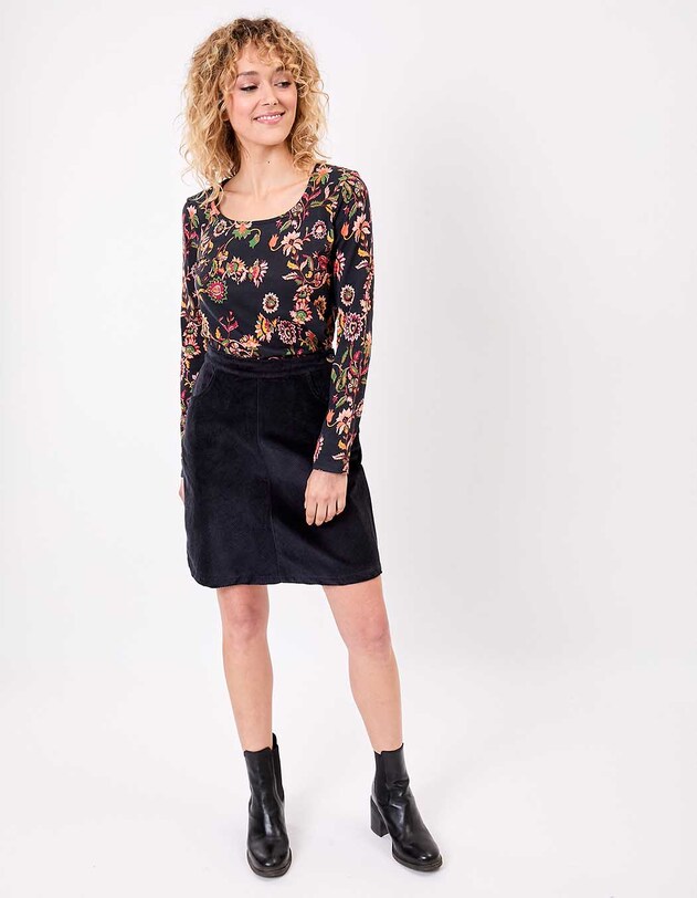 T-shirt coton flamm&eacute; bio imprim&eacute; imprim&eacute; La Fianc&eacute;e