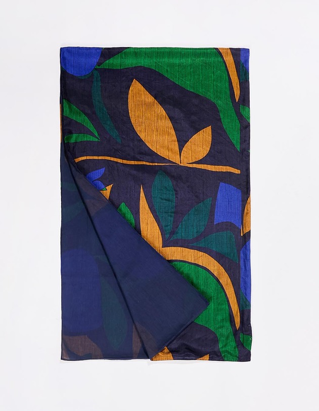 Foulard en soie rectangulaire imprim&eacute;e imprim&eacute; La Fianc&eacute;e