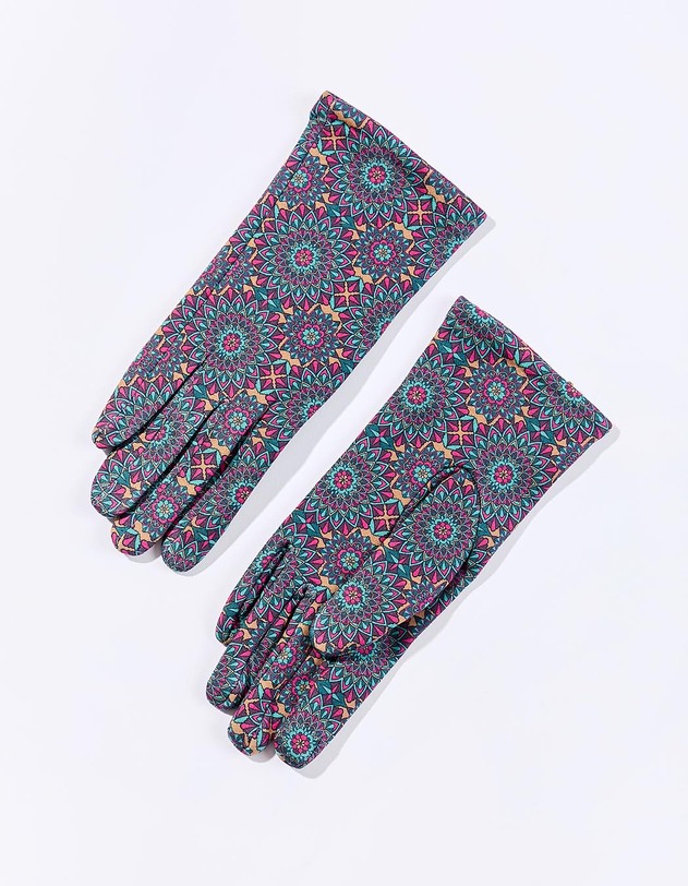 Gants imprim&eacute;s femme imprim&eacute; La Fianc&eacute;e