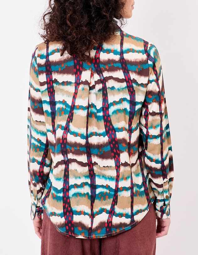 Chemise fluide femme imprim&eacute; La Fianc&eacute;e