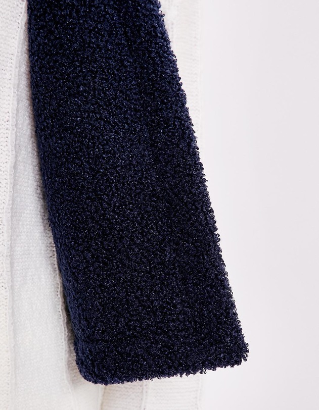 Gilet sherpa sans manche r&eacute;versible imprim&eacute; La Fianc&eacute;e
