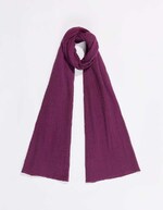 Foulard gaze de coton bio imprimé La Fiancée