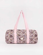 Sac bowling matelassé en coton bio imprimé La Fiancée