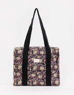 Sac cabas matelassé coton bio imprimé La Fiancée