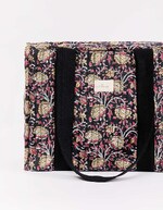Sac cabas matelassé coton bio imprimé La Fiancée