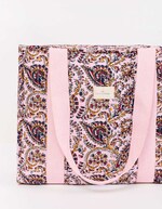 Sac cabas matelassé coton bio imprimé La Fiancée