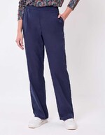 Pantalon droit voile de coton bio imprimé La Fiancée