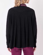 Pull oversize maille femme imprimé La Fiancée