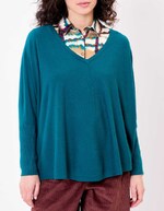 Pull oversize maille femme imprimé La Fiancée