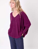 Pull oversize maille femme imprimé La Fiancée