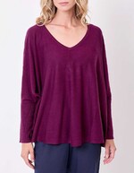 Pull oversize maille femme imprimé La Fiancée
