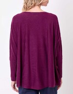 Pull oversize maille femme imprimé La Fiancée