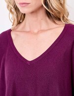 Pull oversize maille femme imprimé La Fiancée