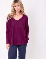 Pull oversize maille femme imprimé La Fiancée