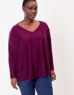 Pull oversize maille femme imprimé La Fiancée