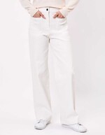 Jean large denim coton bio imprimé La Fiancée