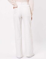 Jean large denim coton bio imprimé La Fiancée