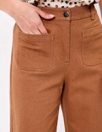 Jean large denim coton bio imprimé La Fiancée