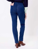 Jean droit denim coton bio imprimé La Fiancée