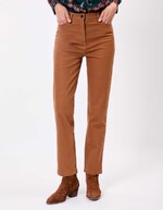Jean droit denim coton bio imprimé La Fiancée