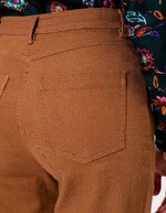 Jean droit denim coton bio imprimé La Fiancée