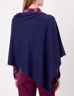 Poncho maille femme imprimé La Fiancée