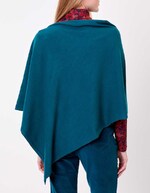 Poncho maille femme imprimé La Fiancée