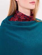 Poncho maille femme imprimé La Fiancée