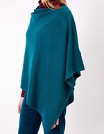 Poncho maille femme imprimé La Fiancée