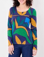 T-shirt coton flammé bio imprimé imprimé La Fiancée