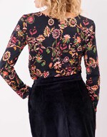 T-shirt coton flamm&eacute; bio imprim&eacute; imprim&eacute; La Fianc&eacute;e