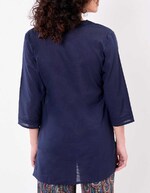Tunique femme voile de coton bio imprimé La Fiancée