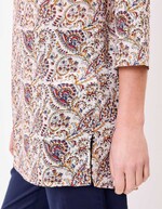 Tunique femme voile de coton bio imprimé La Fiancée