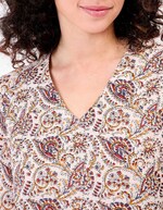 Tunique femme voile de coton bio imprimé La Fiancée