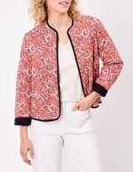 Veste matelassée réversible coton bio imprimé La Fiancée