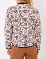 Veste matelassée réversible coton bio imprimé La Fiancée
