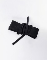 Ceinture en cuir à nouer imprimé La Fiancée