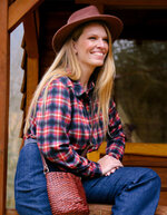 Chemisier fluide country imprimé La Fiancée