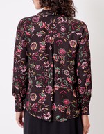 Chemise droite satinée imprimé La Fiancée