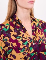 Chemise droite satinée imprimé La Fiancée
