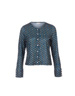 Gilet maille fine boutonnée imprimé La Fiancée