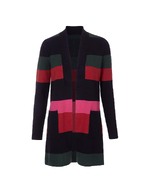 Gilet imprimé long en maille imprimé La Fiancée