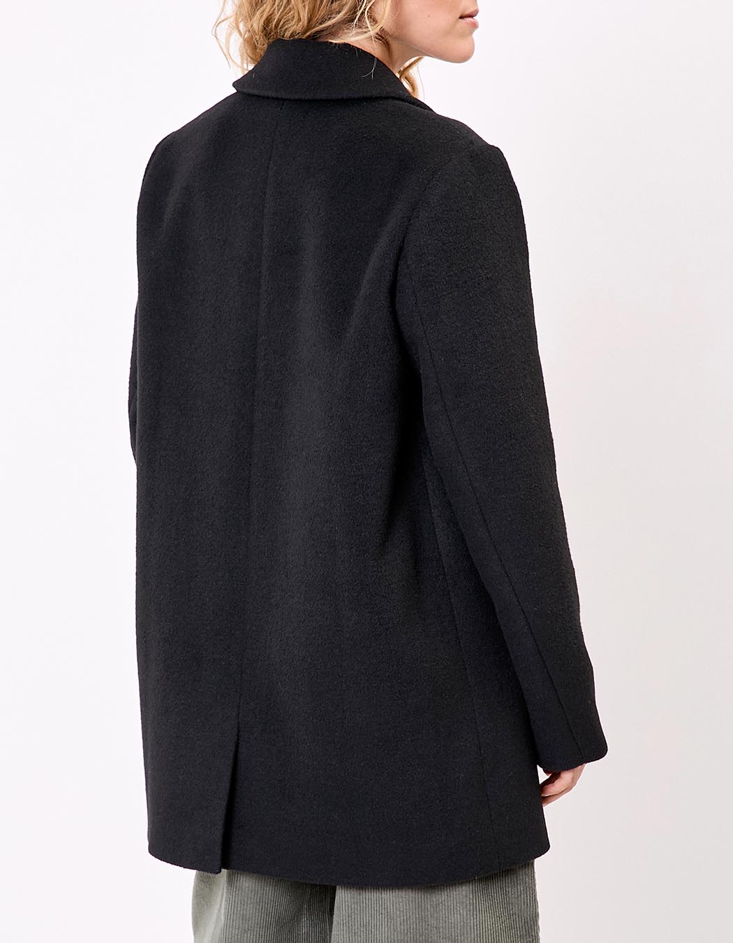 Manteau laine droit imprimé La Fiancée
