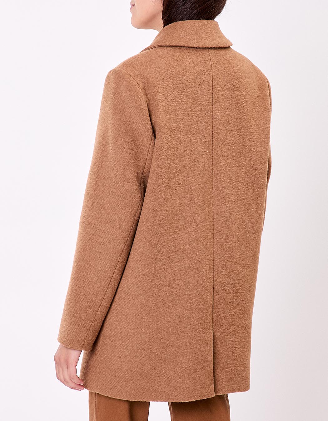 Manteau droit lainage imprimé La Fiancée