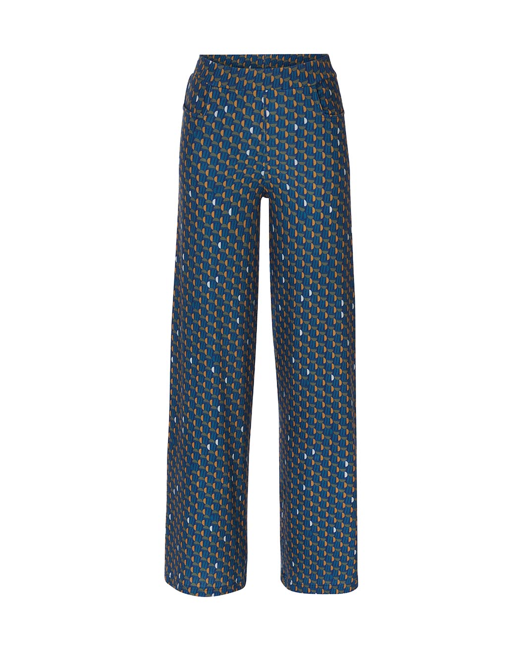 Pantalon large maille souple imprimé La Fiancée